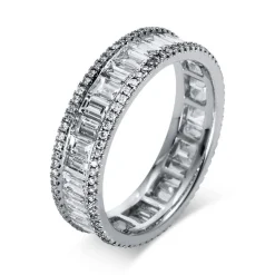 Mémoire-Ring 750/18K Weissgold Diamant 2.16ct.