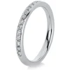 Mémoire-Ring 750/18K Weissgold Diamant 0.28ct.