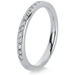 Mémoire-Ring 750/18K Weissgold Diamant 0.28ct.