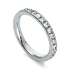 Mémoire-Ring 585/14K Weissgold Diamant 1.08ct.