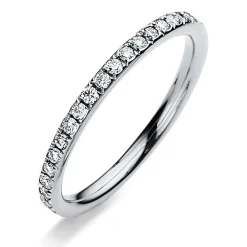 Mémoire-Ring Platin 95K Diamant 0.44ct.