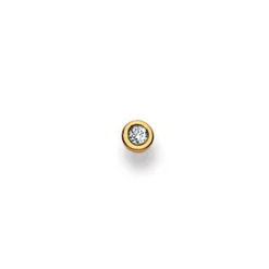 Nasenstecker Gelbgold 750 Diamant 0.04ct.