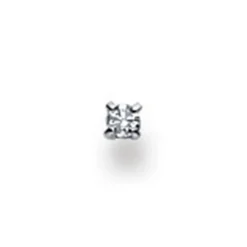 Nasenstecker Weissgold 750 Diamant 0.023ct.