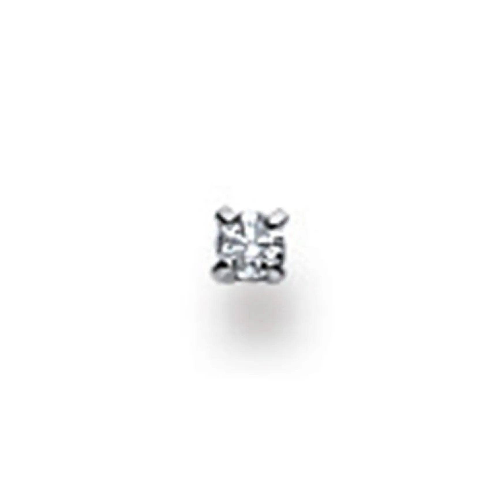 Nasenstecker Weissgold 750 Diamant 0.023ct.