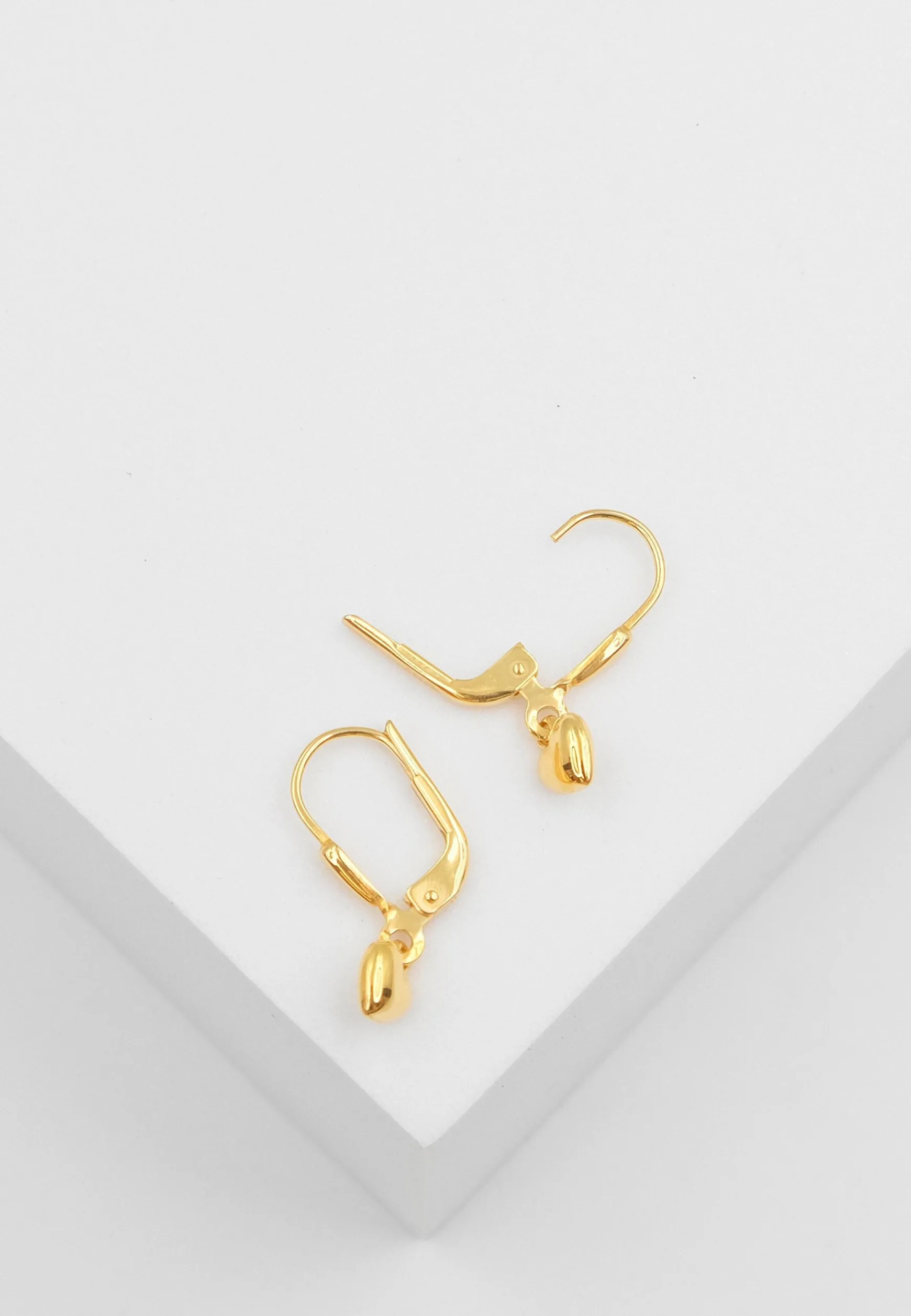 Ohrhänger Gelbgold 750, 16x5mm