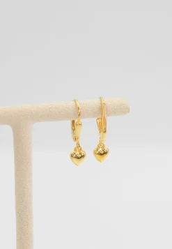 Ohrhänger Gelbgold 750, 16x5mm