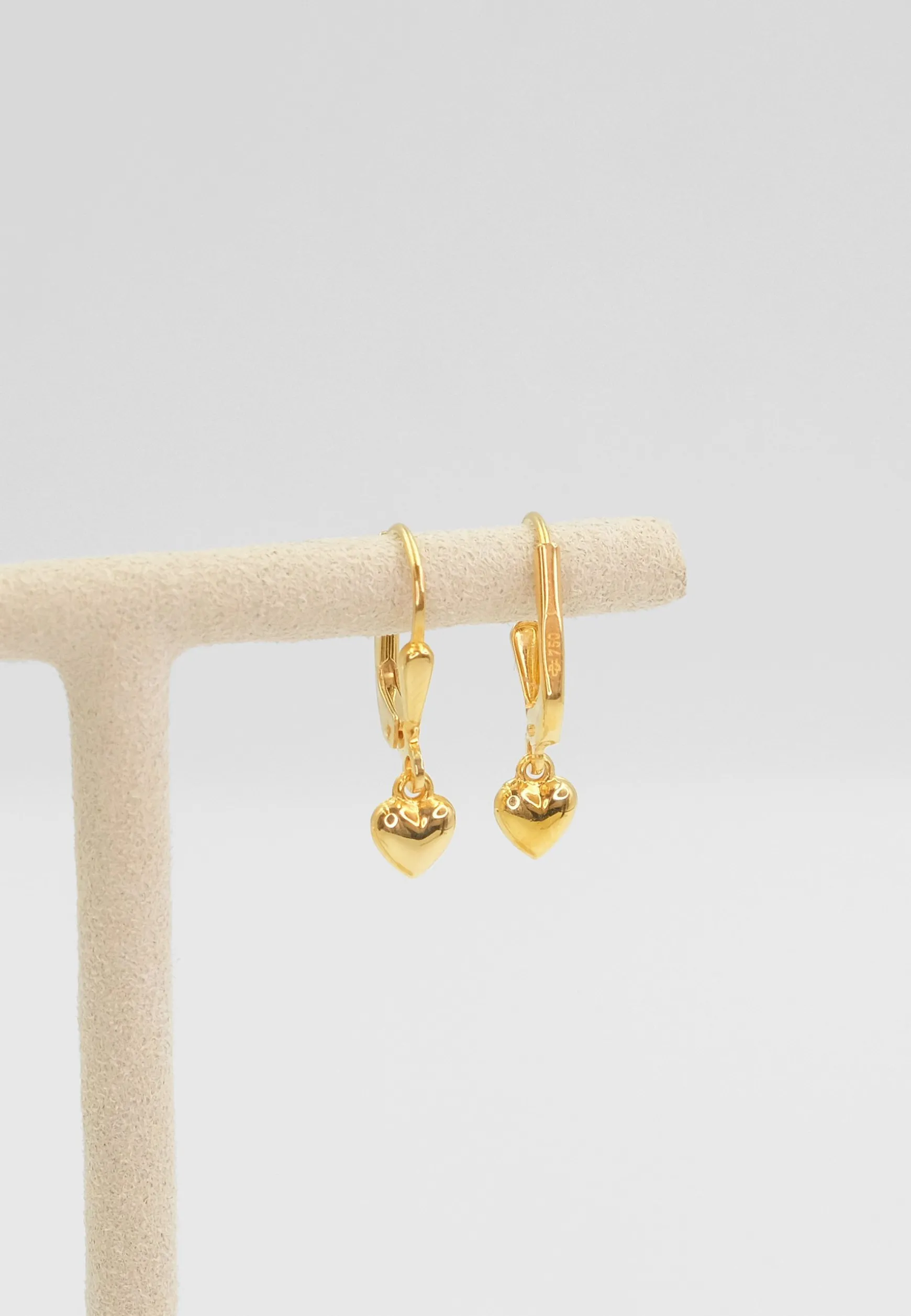 Ohrhänger Gelbgold 750, 16x5mm