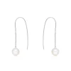 Ohrringe Silber 925 Süsswasserperle 10-11mm