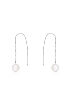 Ohrringe Silber 925 Süsswasserperle 10-11mm
