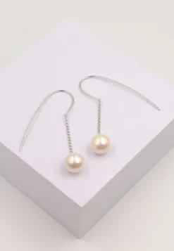 Ohrringe Silber 925 Süsswasserperle 10-11mm