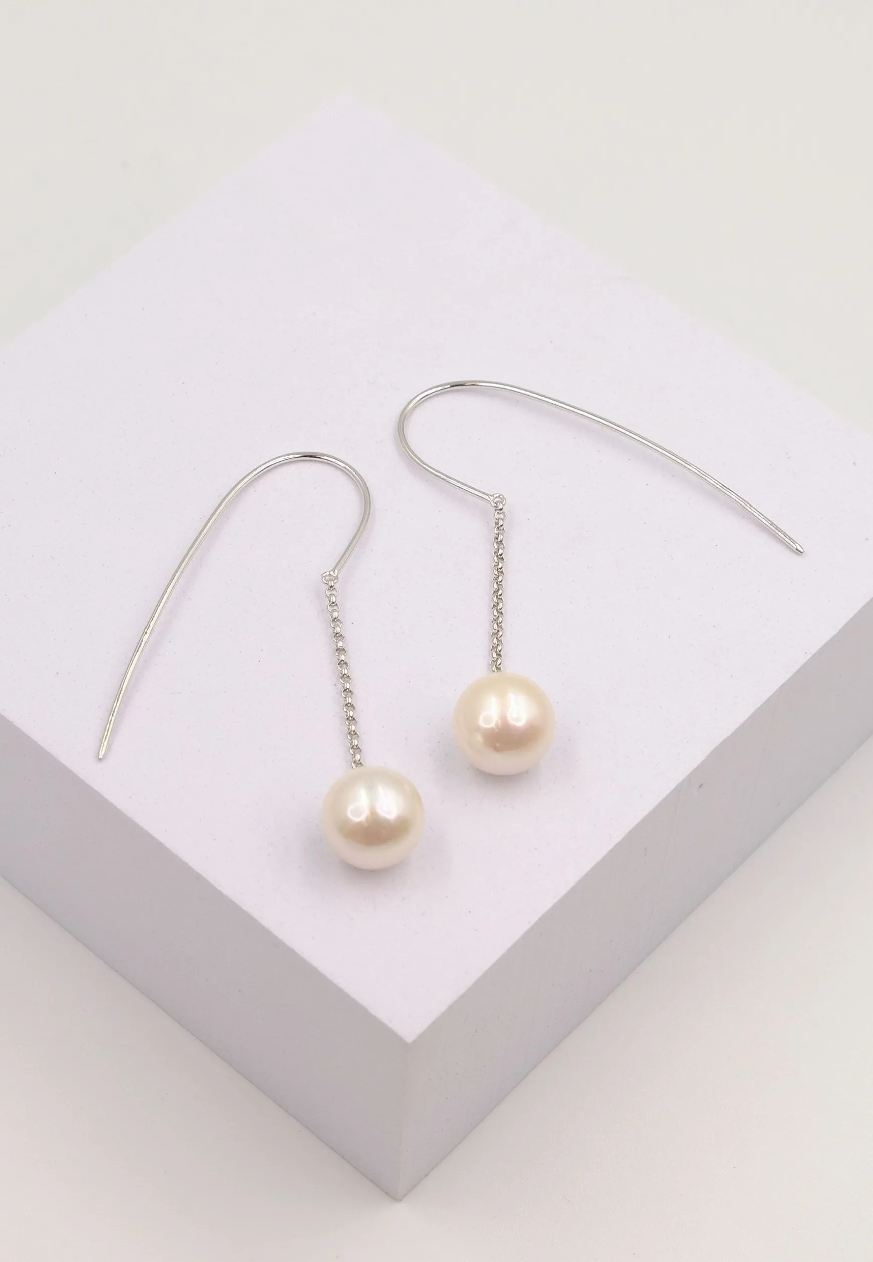 Ohrringe Silber 925 Süsswasserperle 10-11mm