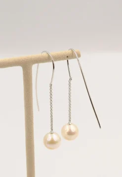 Ohrringe Silber 925 Süsswasserperle 10-11mm