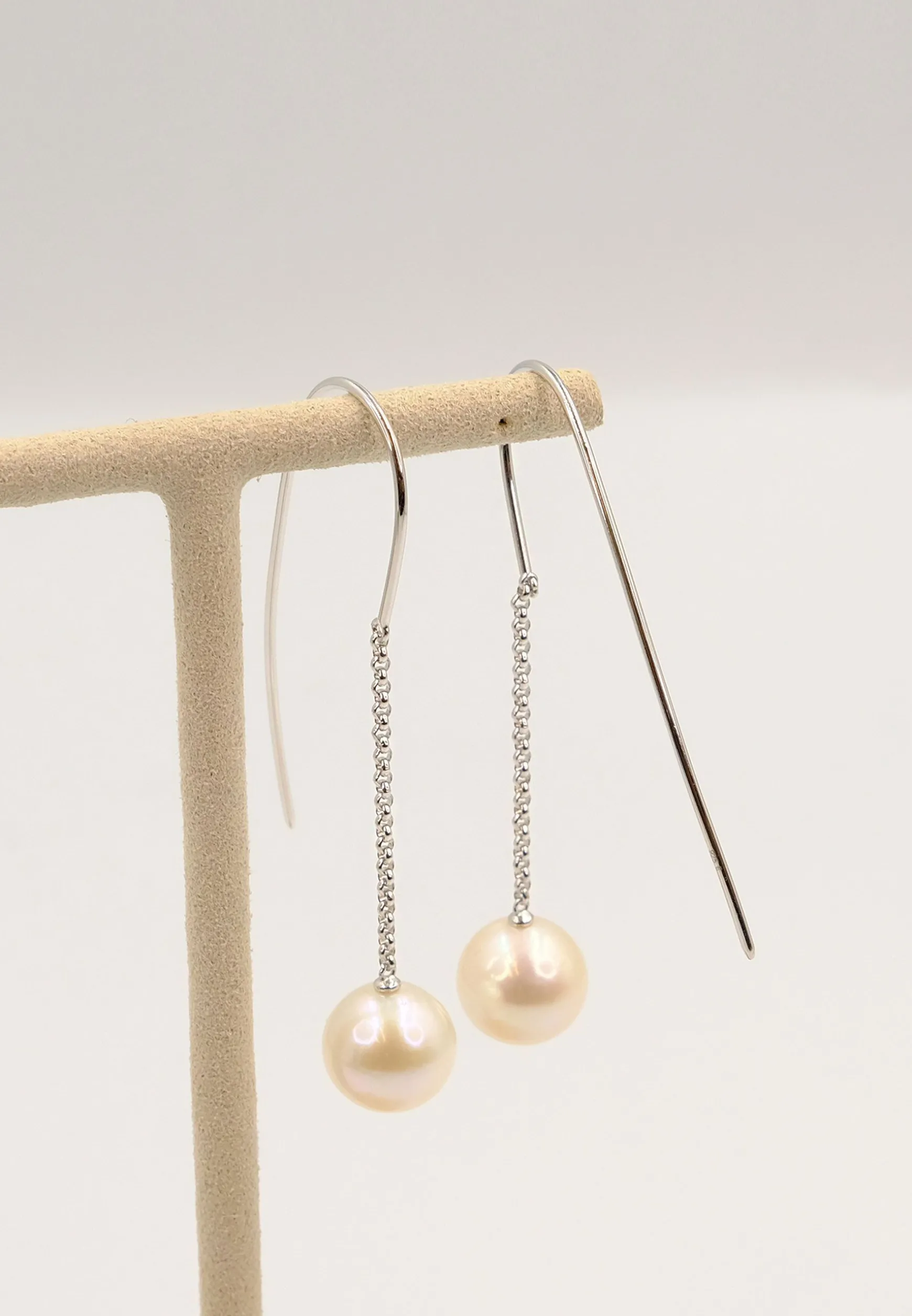 Ohrringe Silber 925 Süsswasserperle 10-11mm