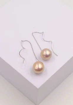 Ohrringe Weissgold 750 Süsswasserperle 11-12mm