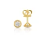 Ohrstecker Diamant 0.40ct. Gelbgold 750