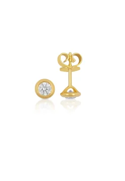 Ohrstecker Diamant 0.40ct. Gelbgold 750