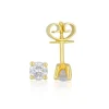 Ohrstecker Diamant 0.40ct.  Gelbgold 750