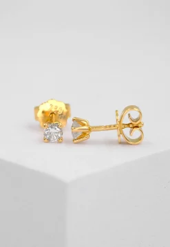 Ohrstecker Diamant 0.30ct.  Gelbgold 750