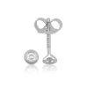 Ohrstecker Diamant 0.10ct. Weissgold 750