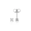 Ohrstecker Diamant 0.10ct. Weissgold 750