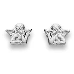 Ohrstecker Engel Silber 925, 5x7mm