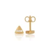 Ohrstecker Gelbgold 750 Diamant 0.05ct. 5mm