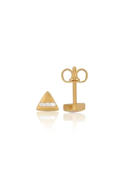 Ohrstecker Gelbgold 750 Diamant 0.05ct. 5mm