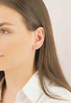 Ohrstecker Gelbgold 750 Diamant 0.05ct. 5mm