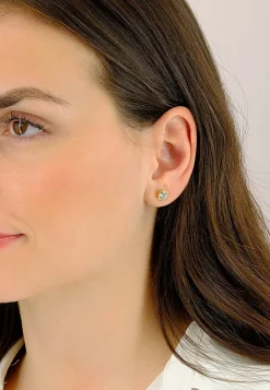 Ohrstecker Gelbgold 750, 7mm