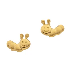 Ohrstecker Gelbgold 750, 6x8mm