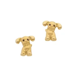 Ohrstecker Gelbgold 750, 6x6mm