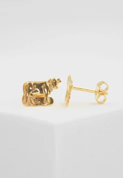 Ohrstecker Gelbgold 750, 7x11mm