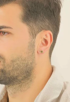 Ohrstecker Gelbgold 750, 7x11mm