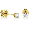 Ohrstecker 750/18K Gelbgold Diamant 0.15ct.