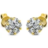 Ohrstecker 750/18K Gelbgold Diamant 0.98ct.