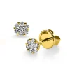 Ohrstecker 585/14K Gelbgold Diamant 0.33ct.