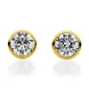 Ohrstecker 750/18K Gelbgold Diamant 0.4ct.