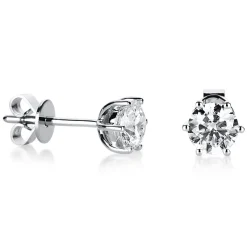 Ohrstecker 750/18K Weissgold Diamant 1.5ct.