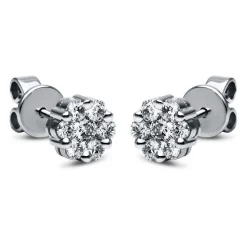 Ohrstecker 750/18K Weissgold Diamant 0.61ct.