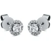 Ohrstecker 750/18K Weissgold Diamant 0.38ct.