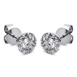 Ohrstecker 750/18K Weissgold Diamant 0.72ct.
