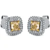 Ohrstecker 750/18K Weissgold Diamant 1.23ct.