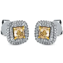 Ohrstecker 750/18K Weissgold Diamant 1.23ct.