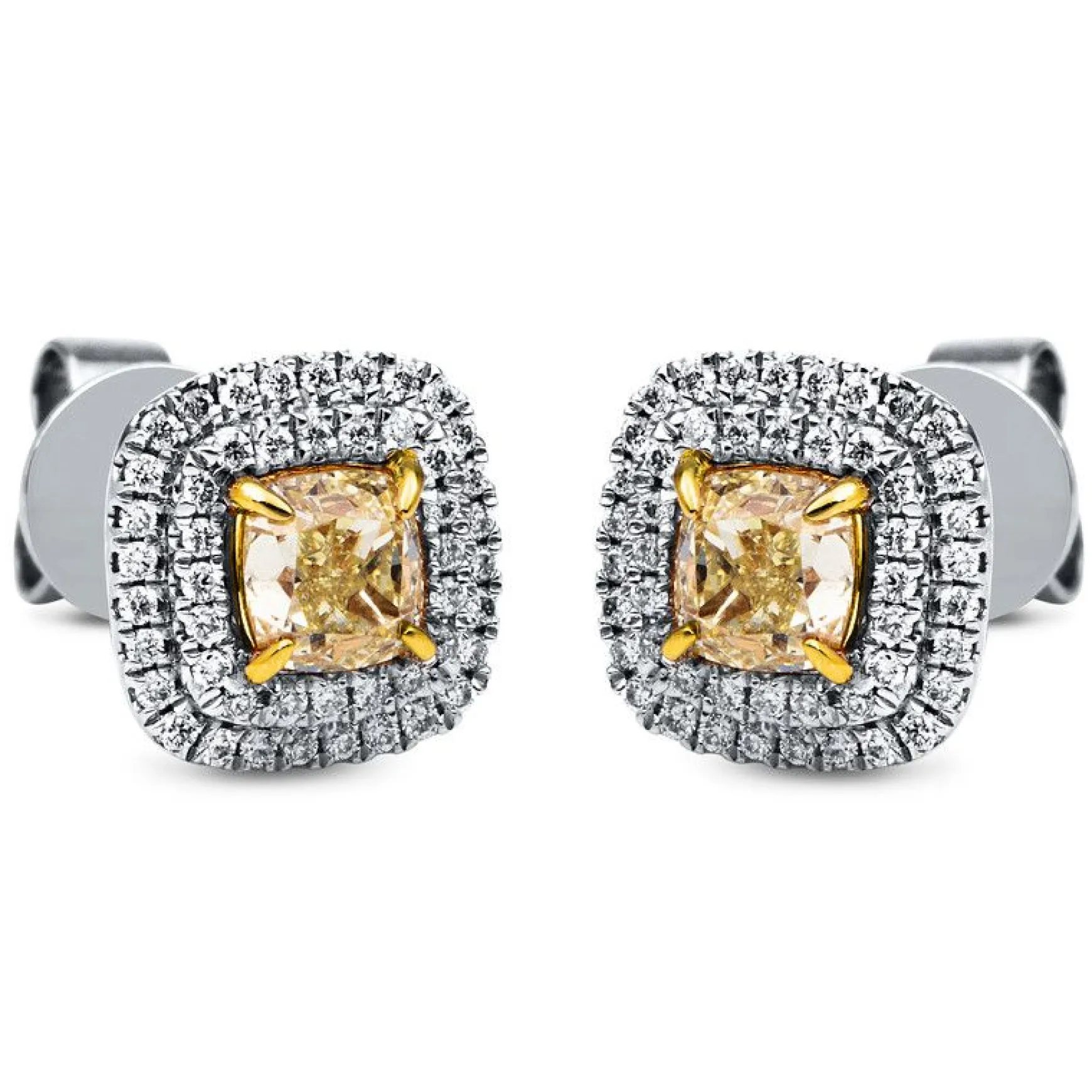 Ohrstecker 750/18K Weissgold Diamant 1.23ct.