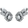 Ohrstecker 750/18K Weissgold Diamant 0.35ct.