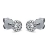 Ohrstecker 750/18K Weissgold Diamant 0.24ct.