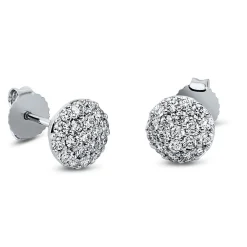 Ohrstecker 750/18K Weissgold Diamant 0.54ct.