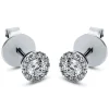 Ohrstecker 585/14K Weissgold Diamant 0.5ct.