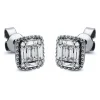 Ohrstecker 750/18K Weissgold Diamant 0.36ct.
