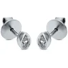 Ohrstecker 750/18K Weissgold Diamant 0.3ct.